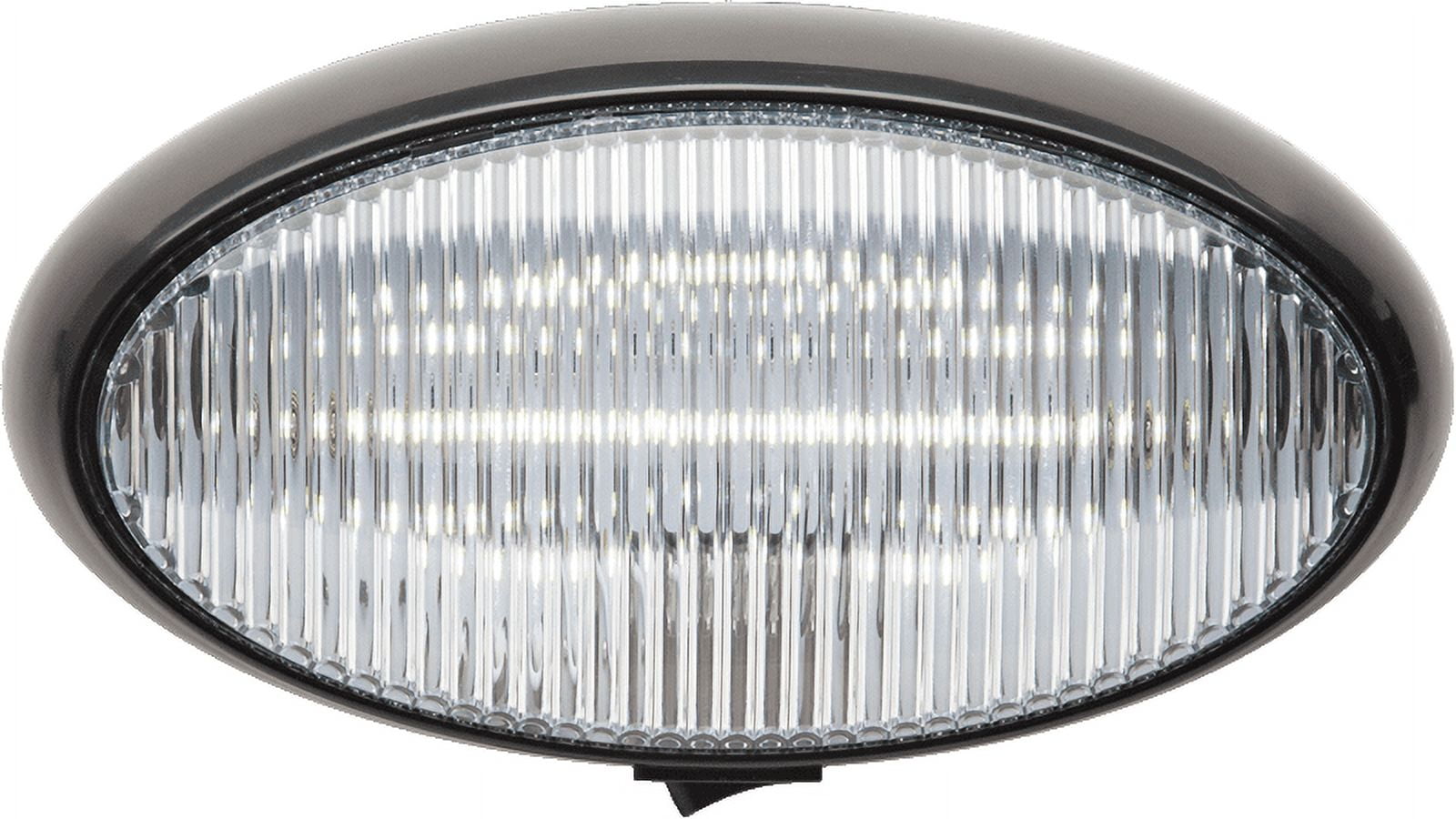 Optronics O24-RVPLL13CBP LED Porch Oval Light with Switch, Black
