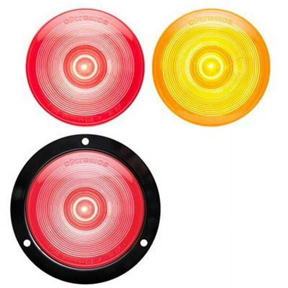 Optronics O24-STL003RK 4 in. Sealed LED Tail Light, Red