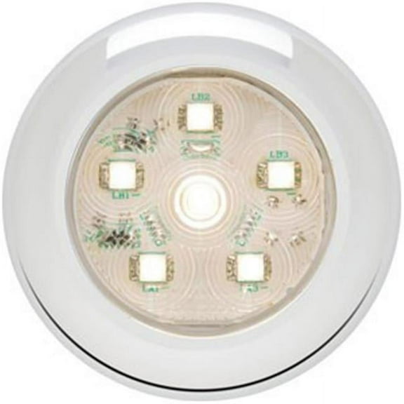 Optronics O24-UCL60CBP LED Round Utility Light, 6 Diode