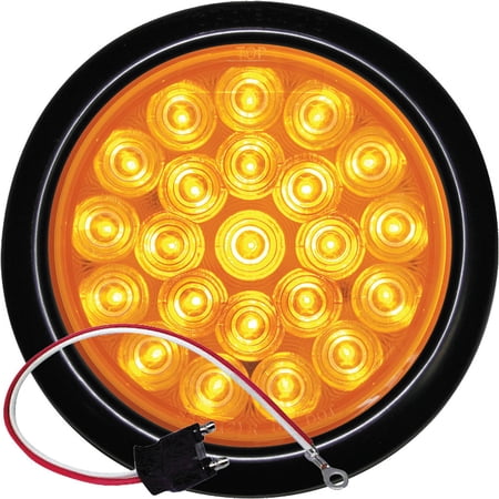 Optronics SLL43AKB1P Amber 4" Oval Sealed LED Warning Lamp Kit