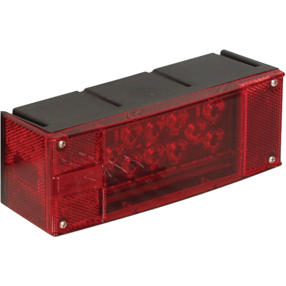 Optronics ST17RBP Waterproof Low Profile 8 Function Driver Side Universal Marine Tail Light and License Plate Illuminator