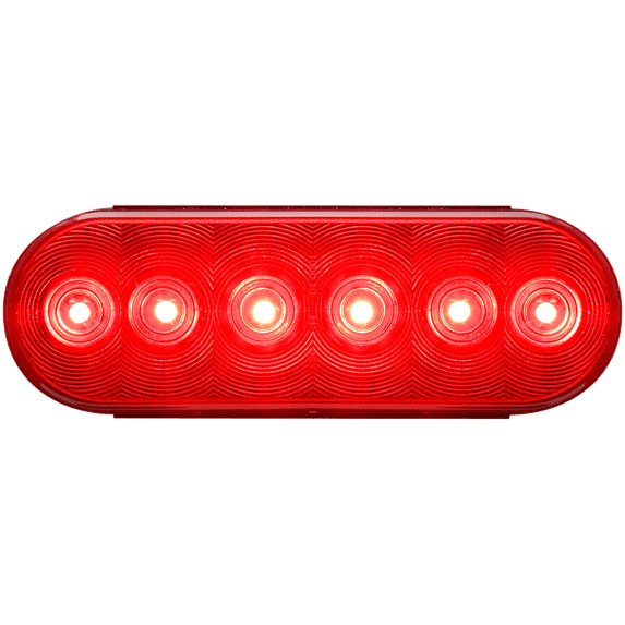 Optronics STL12RBP Fleet Count Waterproof LED Oval Stop and Turn Tail Light