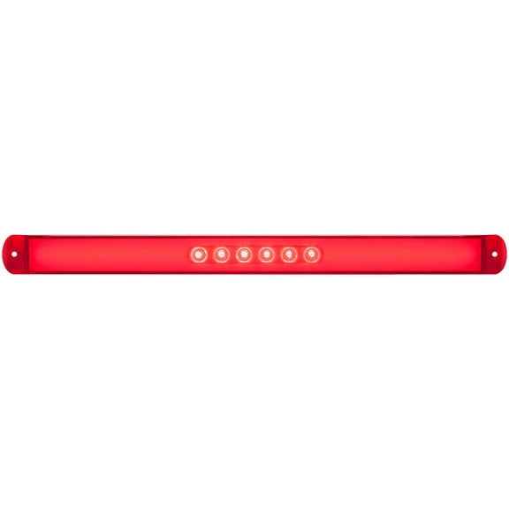 STL179RB GloLight Streamline, Red, Hard Wired, Stop/Turn/Tail Light, Strip Light