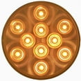 thumbnail image 1 of Optronics STL43A24B - STL43 Series 4" Yellow Round Grommet Mount LED Turn Signal Lights, 1 of 1