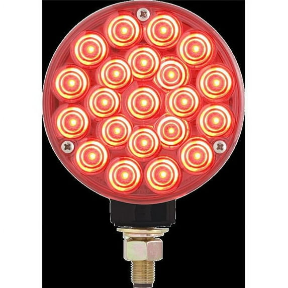 Optronics STL51RBB Round Single Face LED Tail Light, Red