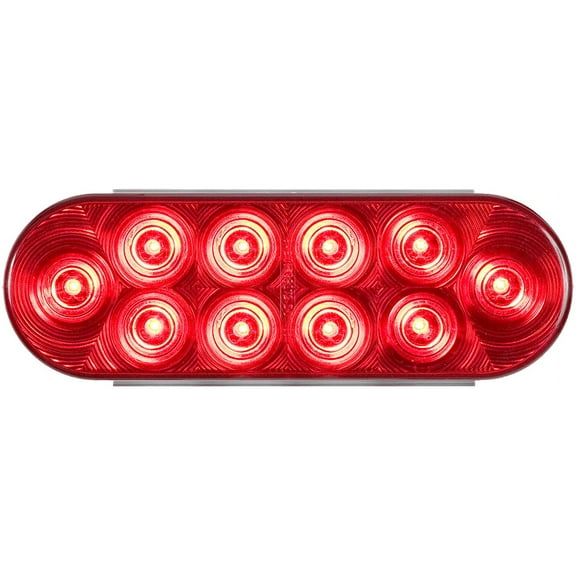 Optronics STL72RB Led Tail Light 6'grommet Mount 10d