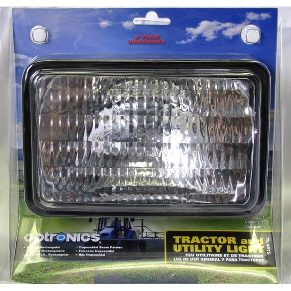 Optronics TL46TS 35W Rectangular Utility/AG Trapezoid Beam, Clear
