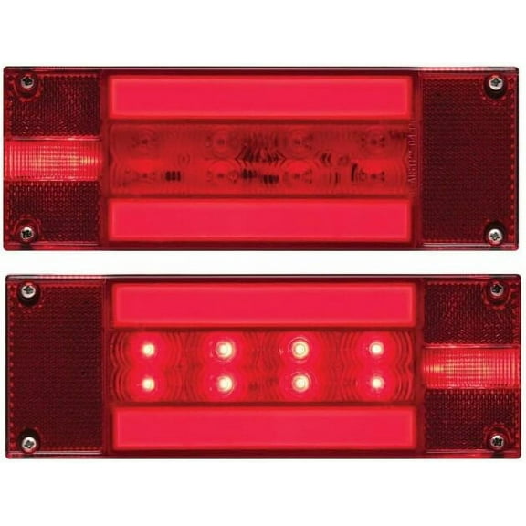 Optronics TLL170RK Red Rectangular Combination Tail Light Kit