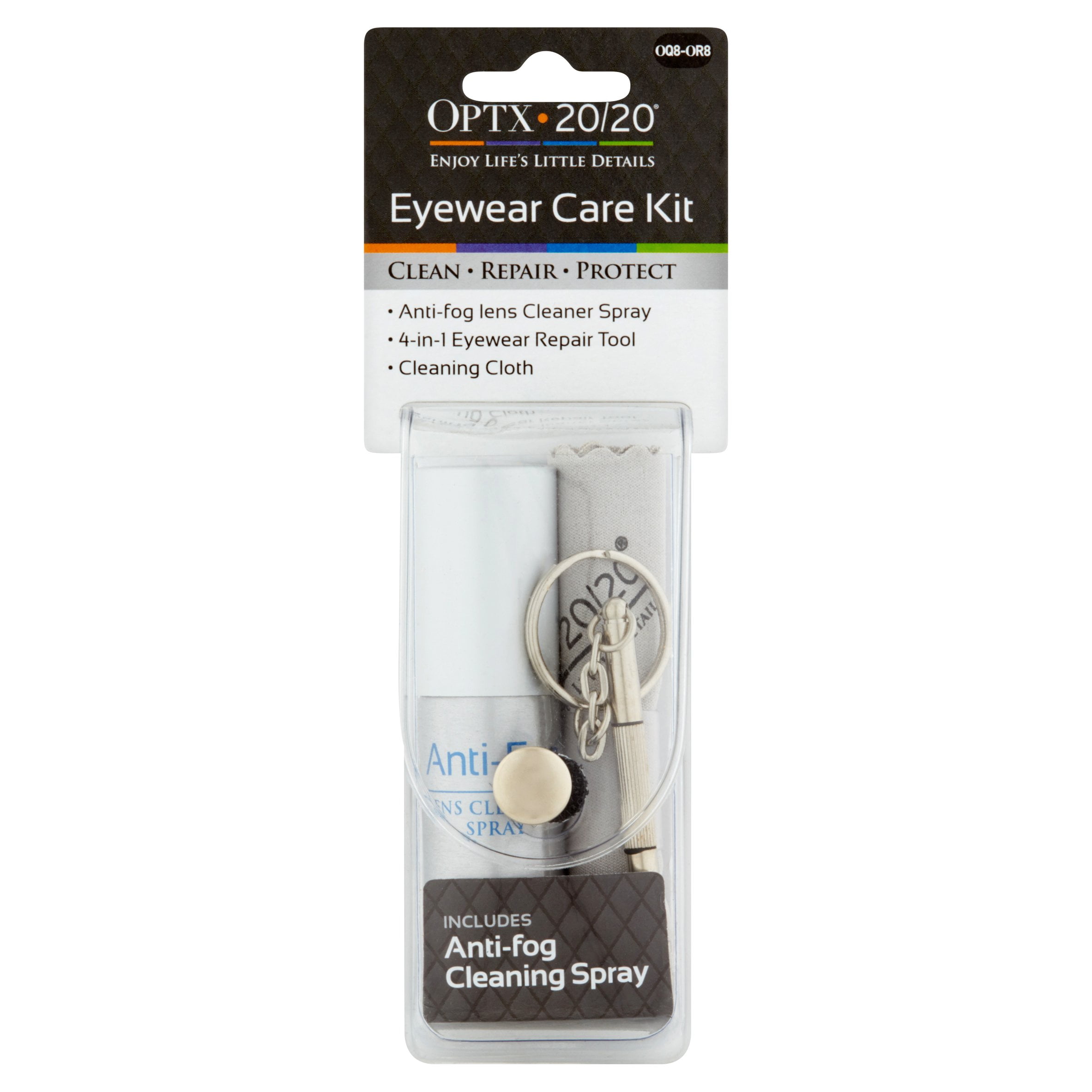 Optx 20/20 OQ8OR8 Eyewear Care Kit