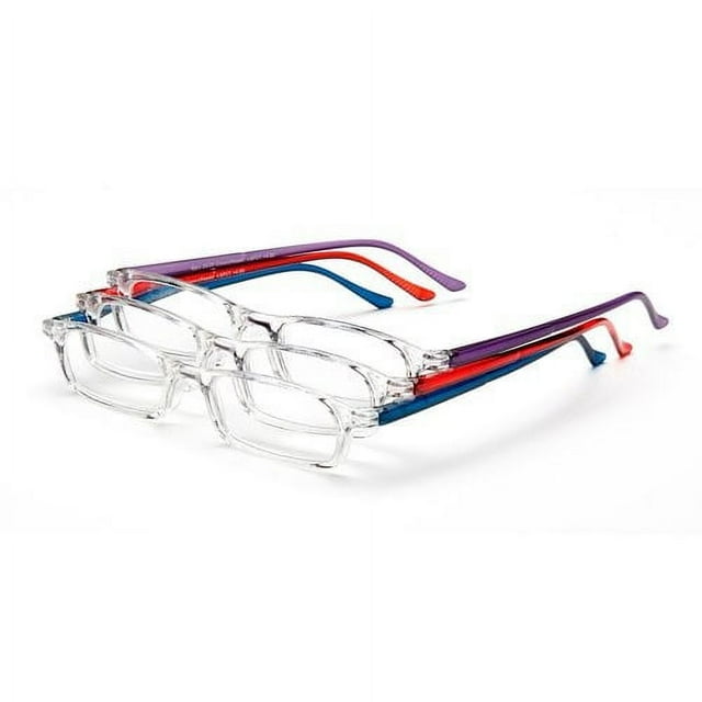 Optx 20/20 OptxFashion +1.75 A2 Contemporary Look Reading Glasses Valu-Pack, 3 count