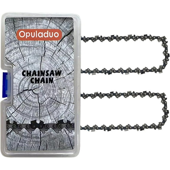 Opuladuo 2PC 10-inch Chainsaw Chain for Greenworks PS80L210, PS80L00, PS60L210, PS60L00, PS60L01, PS60L211 Pole Saw