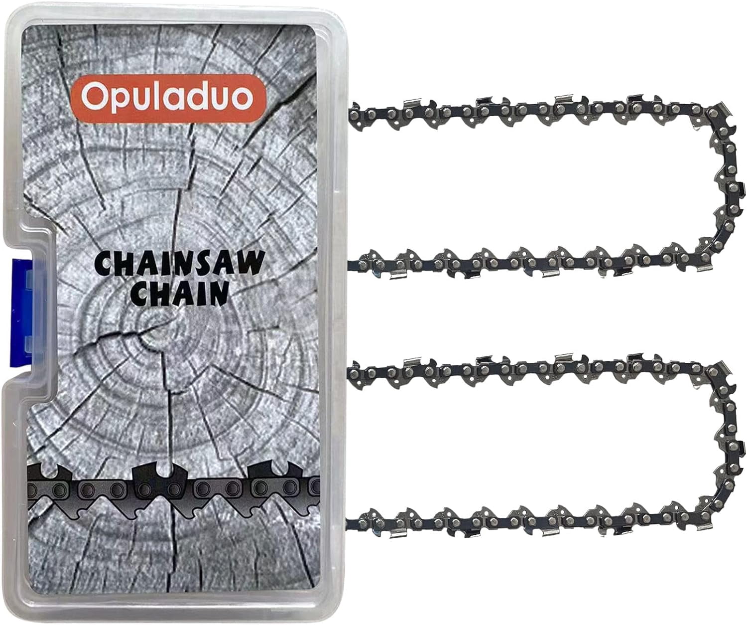 Opuladuo 2PC 16'' Chainsaw Chain Replacement for EGO Power+ CS1613 / CS1604 / CS1600 / CS1610 / CS1611 16-Inch 56V Chainsaw