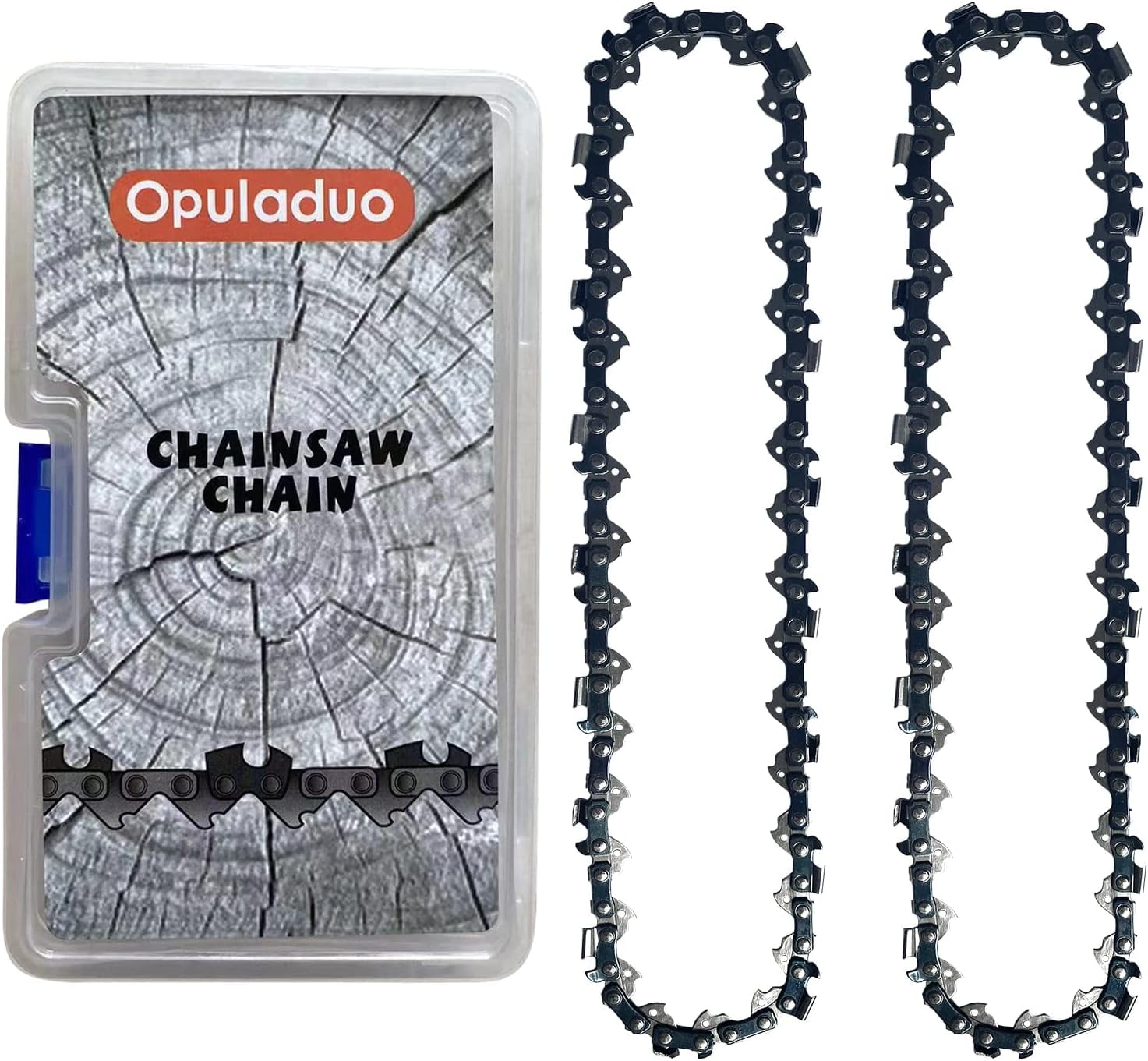 Opuladuo 2PC 8inch Polesaw Chain for Black & Decker LPP120 LPP120B NPP2018 Pole Saw( 8inch,3/8
