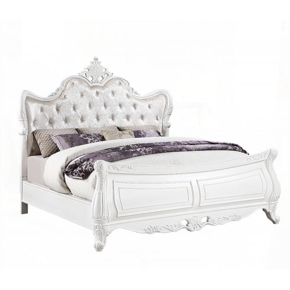 Opulence - Luxurious Velvet Tufted Queen Bed