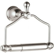 Opulence Single Post Toilet Paper Holder in Brushed Nickel