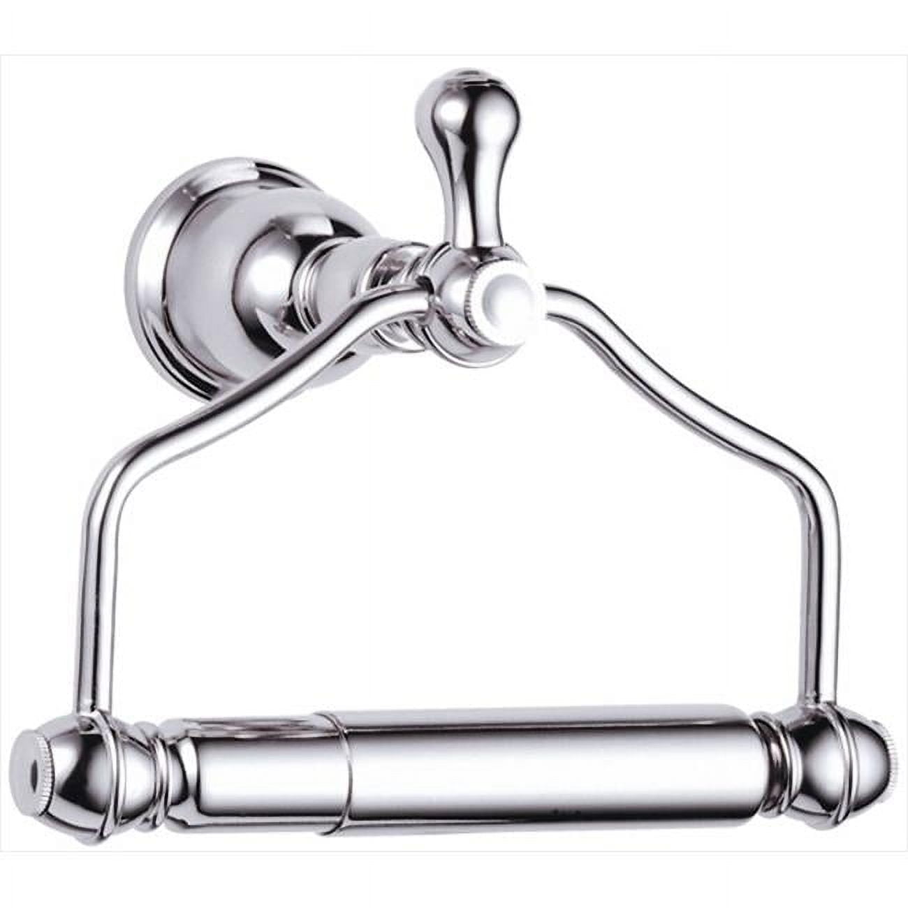 Opulence Single Post Toilet Paper Holder in Chrome