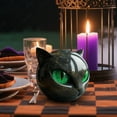 thumbnail image 1 of Opulent Black Cat Sculpture,Luxury Black Cat Stone Sculpture – Elegant Home Décor & Gift-Ready Art Piece,Hand-Carved Cute Resin Decoration Gift for Cat Lovers Women & Men,3.15" Green, 1 of 6