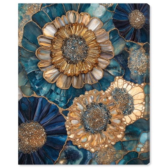 Opulent Geode I Canvas Geodes Wall Decor by Art Remedy, Gallery Wrapped, 20 x 24