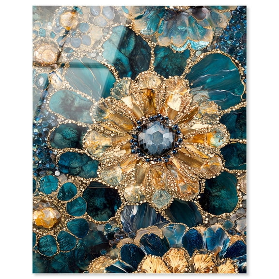 Opulent Geode IV Acrylic Geodes Wall Decor by Art Remedy, Ready to Hang, 16 x 20