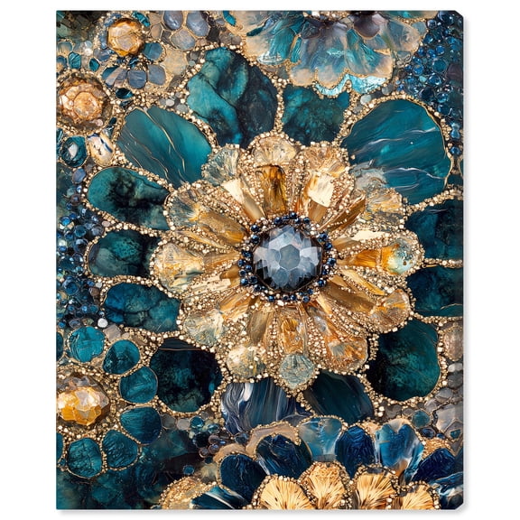 Opulent Geode IV Canvas Geodes Wall Decor by Art Remedy, Gallery Wrapped, 16 x 20