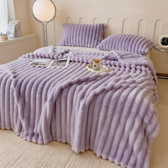 Opulent Imitation Rabbit Fur Blanket Ultra-Soft, Lightweight, Material Safety, Suitable For Children, Multi-Color, Ldeal For BedCouch, Travel, Camping, Home Bedroom Decor, Homegoods, Cozyvibes, Room,