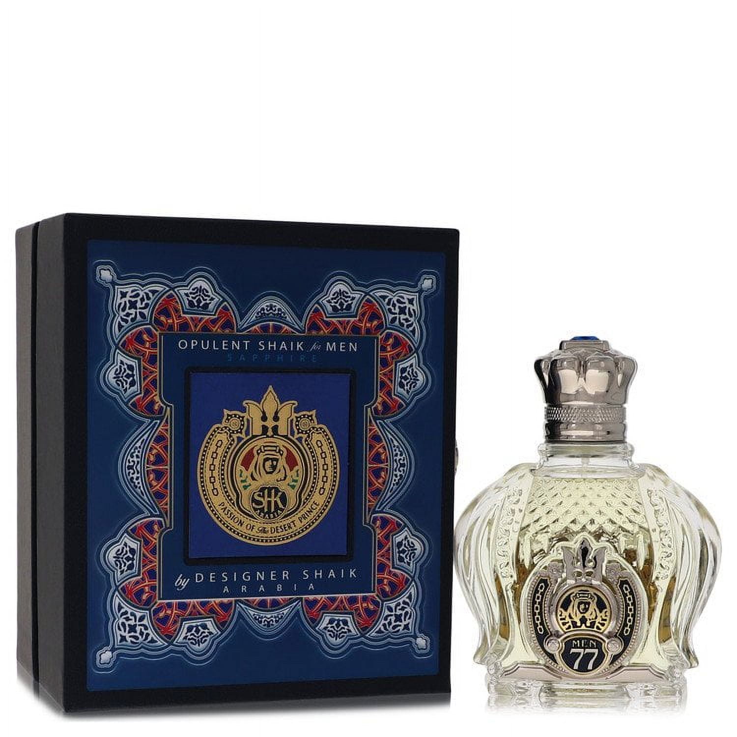 Shaik Opulent No. 77 Eau De Parfum Spray for Men, Woody Shaik Opulent No. 77 Eau De Parfum Spray for Men, Woody