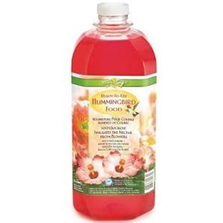 Woodstream Hummingbird Nectar Sucrose Garden Song Hummingbird Food - Ready-to-Eat - 64 oz