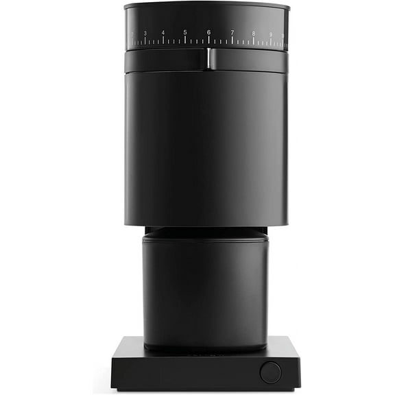 Opus Conical Burr Coffee Grinder - All Purpose Electric Espresso with 41 Settings for Drip, French Press, & Cold Brew Matte Black