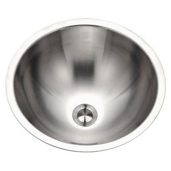 Opus Series Conical Undermount Stainless Steel Lavatory Sink with Overflow