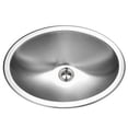 thumbnail image 1 of Opus Series Undermount Stainless Steel Oval Bowl Lavatory Sink, 1 of 1