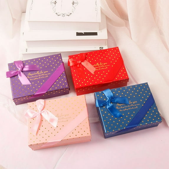 Opvise 1 Box Rose Gift Box Eye-catching Romantic Soap Rose Flower Bear Doll Valentine's Day Scented Flowers Party Supply Pink