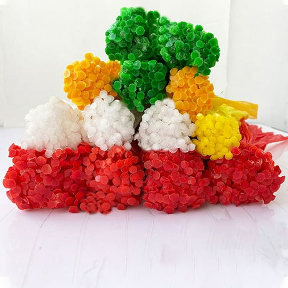 Opvise 100Pcs Mesh Woven Bags Reusable Breathable Plastic Multifunctional Fruit Growth String Net Sacks for Garden 35cm