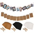 thumbnail image 1 of Opvise 10Pcs/Set Hanging Photo Frame Birthday Party Booth Home Decor Photography Props Primary Color, 1 of 8