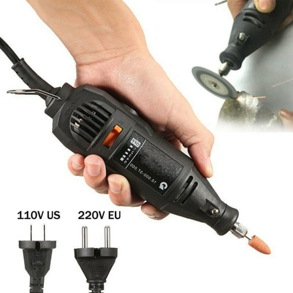 Opvise 110V/220V Multi Speed Mini Electric Rotary Grinder DIY Drill Polishing Machine