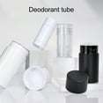thumbnail image 1 of Opvise 15/30/50/75g Deodorant Tube Good Sealing Easy to Carry Handmade DIY Round Twist Up Bottom Filling Empty Blush Stick Home Supply Clear, 1 of 7