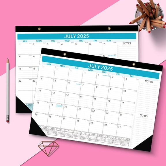 Opvise 18-MONTH JULY 2025-DECEMBER 2026 WALL CALENDAR WITH LARGE DAILY BLOCKS, DUAL-WIRE BINDING, FEDERAL HOLIDAYS, ECO-FRIENDLY PAPER, VIBRANT DESIGNS FOR HOME/OFFICE