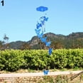 thumbnail image 1 of Opvise 1Pc Creative Bright Color Zakka Butterfly Wind Chimes Ornament Home Room Decor Pink, 1 of 7