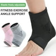thumbnail image 1 of Opvise 1Pc High-Elastic Ankle Wrap Ankle Brace Support with Fastener Tape Soft Breathable Adjustable Compression Ankle Sleeve, 1 of 7