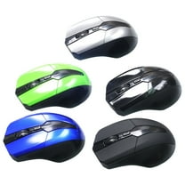 Opvise 2.4GHz 4 Key Adjustable 1600DPI Optical Wireless Mouse Gaming Mice for PC Laptop