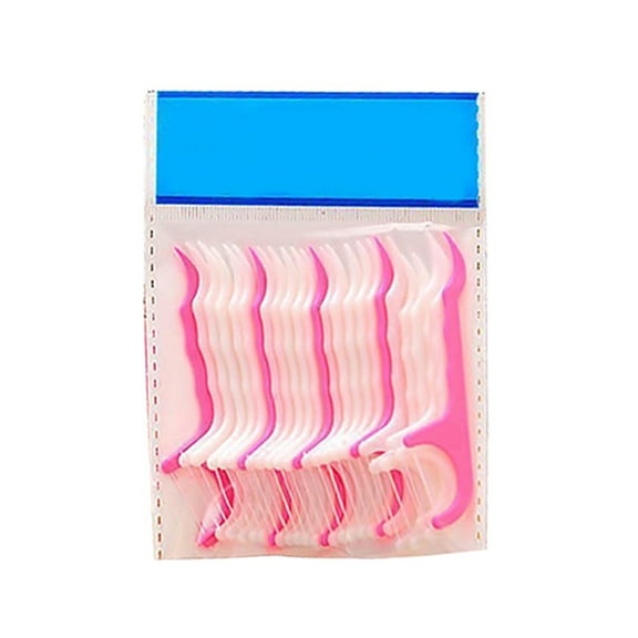 Opvise 25-250Pcs Dental Floss Flosser Pick Teeth Toothpicks Stick Oral Care Tooth Clean