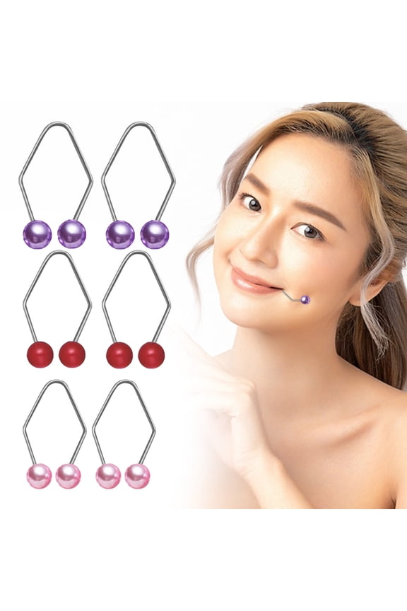 2Pcs Women Dimple Makers Natural Dimple Creation Lightweight Compact Size Easy to Wear Face Dimple Trainers