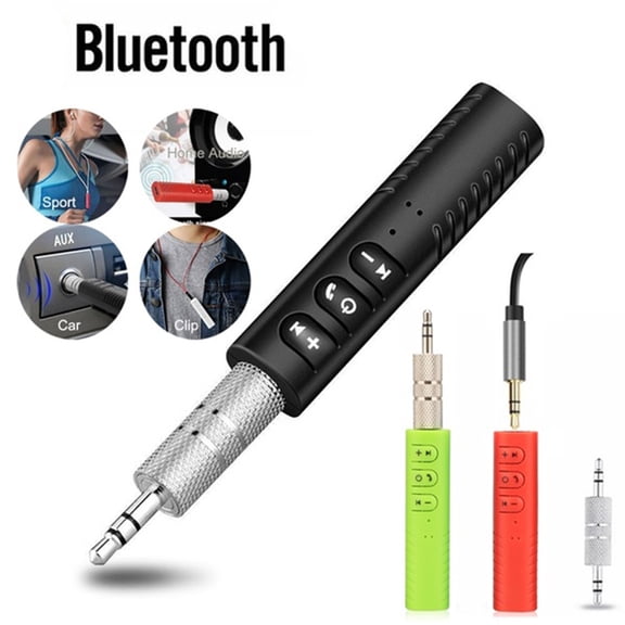 Opvise 3.5mm AUX Mini Wireless Bluetooth-compatible Receiver Car Handfree Audio Music Adapter