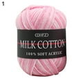 thumbnail image 1 of Opvise 3 Strands Colorful Cotton Crochet Knitting Baby Clothes Doll Sweater Woolen Yarn 02, 1 of 8
