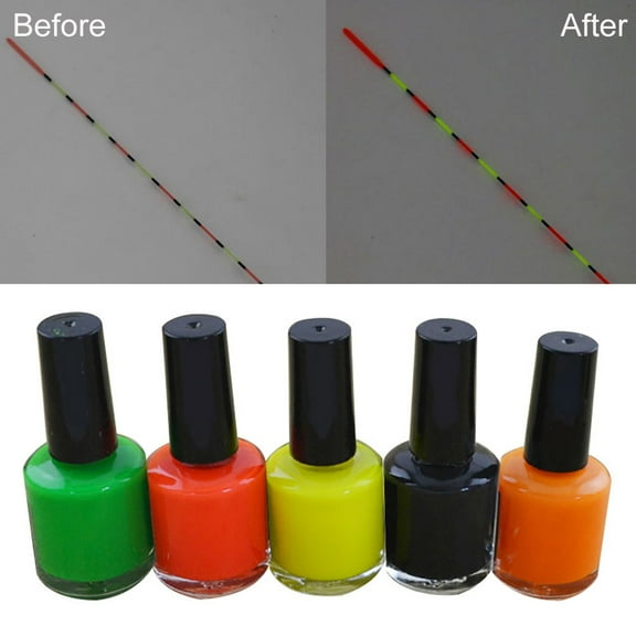 Opvise 7ml Fishing Floating Buoy Fluorescent Liquid Repair DIY Indicator Paint Tackle