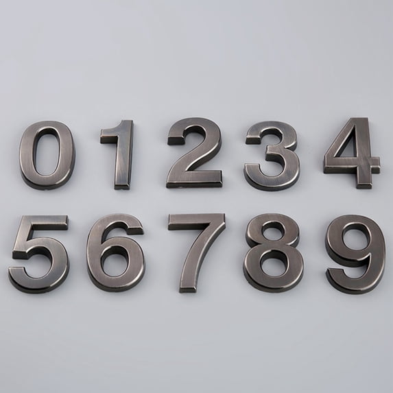 Opvise Address Number Self Adhesive Corrosion Resistant ABS 0-9 3D ...