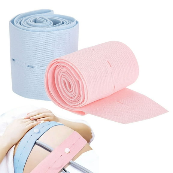 Opvise Adjustable Elastic Fetal Monitoring Belt with Hygienic Button Closure, Soft Comfort for Pregnancy, Hospital & Home Use, Multiple Colors
