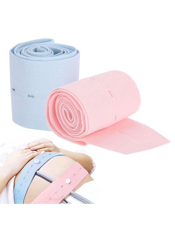 Adjustable Elastic Fetal Monitoring Belt with Hygienic Button Closure, Soft Comfort for Pregnancy, Hospital & Home Use, Multiple Colors