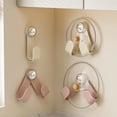 thumbnail image 1 of Opvise Adjustable Rotating Pot Lid Holder - Wall-Mounted Suction Cup Organizer for Lids, Pans, Cutting Boards | No Drill Installation | ABS Plastic Storage Rack, 1 of 8