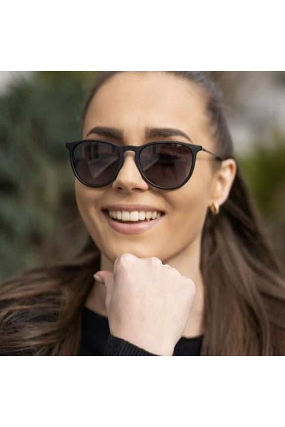 Adult Sunglasses Round Large Frame Ultra-light Classic Anti-slip Sun-resistant Clear Lens Anti-UV Women Men Unisex Sunglasses for Outdoor D