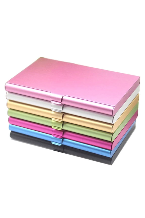 Aluminium Alloy Portable Credit Business ID Card Holder Wallet Box Case Cover